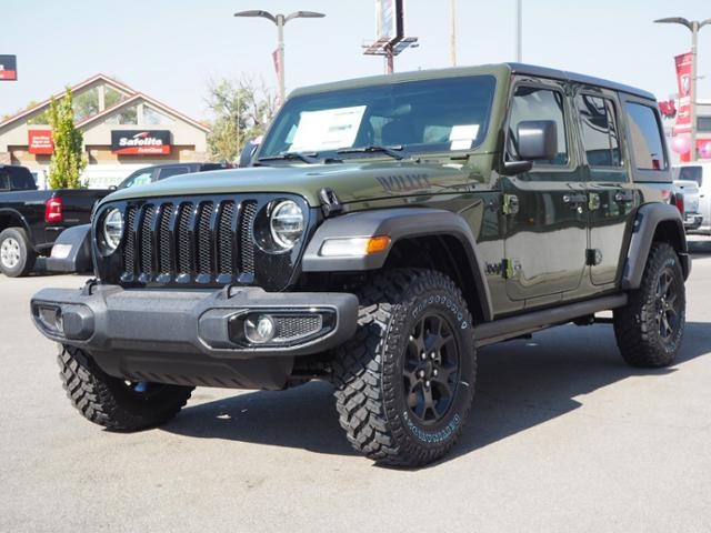 New 2021 JEEP Wrangler Unlimited Willys Sport Utility in Salt Lake City ...